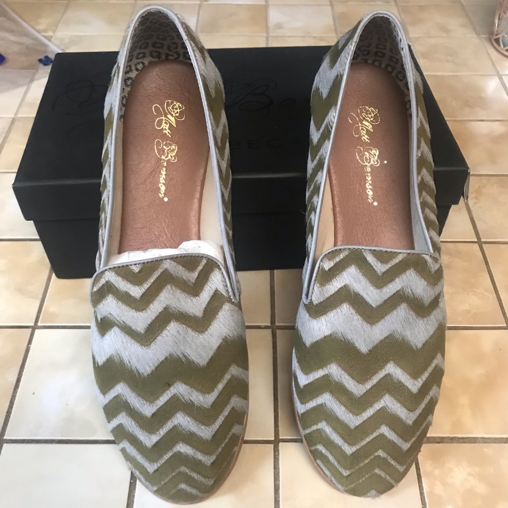 Gitanes Genuine Calf Hair Smoking Slipper